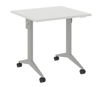 Складной мобильный стол X.M-1.7, Металл серый/Белый бриллиант в Элисте