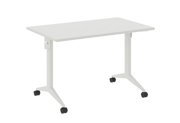 Складной мобильный стол X.M-3.7, Металл белый/Белый бриллиант в Элисте