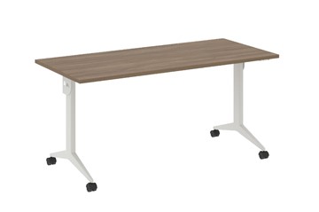 Складной мобильный стол X.M-5.7, Металл белый/Дуб Аризона в Элисте