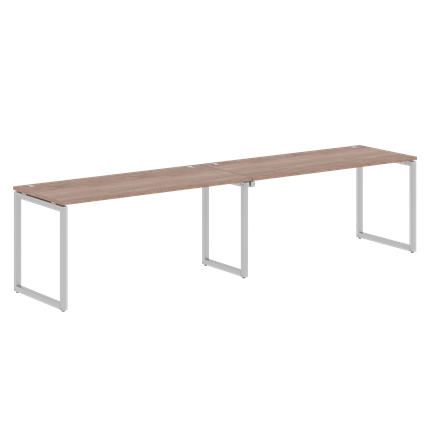 Конференц-стол  XTEN-Q Дуб-сонома-серебро XQWST 3270 (3206х700х750) в Элисте - изображение