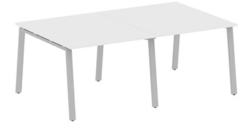 Стол для совещаний БА.ПРГ-2.1, Белый/Серый в Элисте