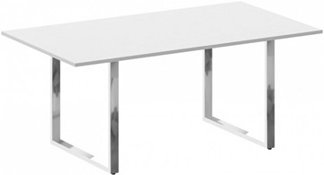 Переговорный стол Metal system direct БО.ПРГ-180 Белый в Элисте