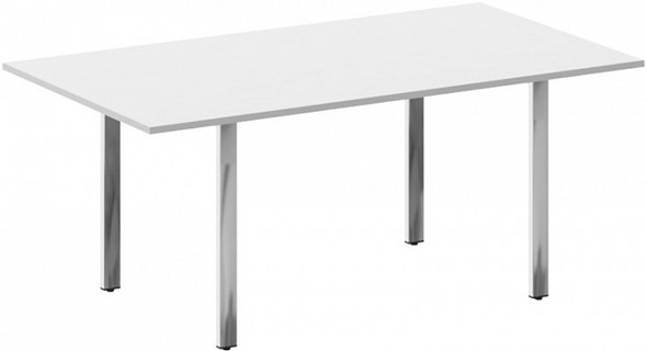 Конференц-стол для переговоров Metal system direct БП.ПРГ-180 Белый в Элисте - изображение