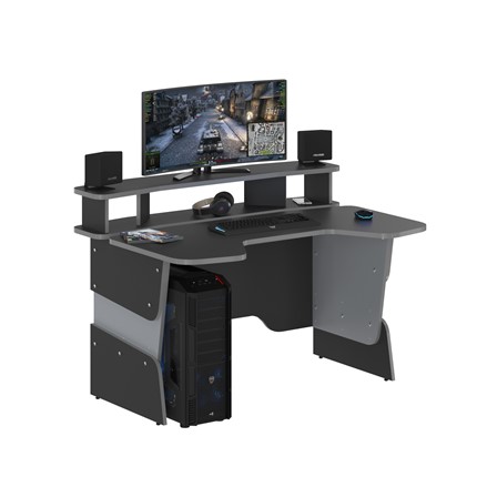 Компьютерный стол SKILLL STG 1390,  Антрацит/ Металлик в Элисте - изображение