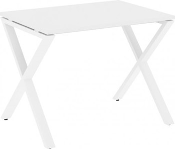 Письменный стол Loft VR.L-SRX-2.7, Белый Бриллиант/Белый металл в Элисте