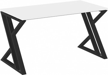Письменный стол Loft VR.L-SRZ-3.7, Белый Бриллиант/Черный металл в Элисте
