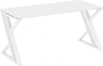 Письменный стол Loft VR.L-SRZ-4.7, Белый Бриллиант/Белый металл в Элисте