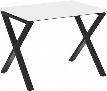 Письменный стол Loft VR.L-SRX-1.7, Белый Бриллиант/Черный металл в Элисте