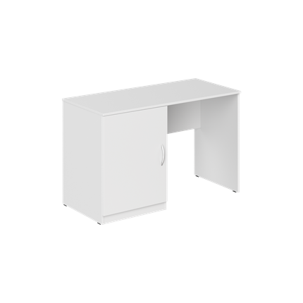 Стол с местом для холодильника KANN KTFD 1255 L  Левый 1200х550х750 мм. Белый в Элисте - изображение