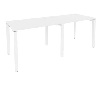 Офисный стол на металлокаркасе O.MP-RS-2.1.7 Белый/Белый бриллиант в Элисте