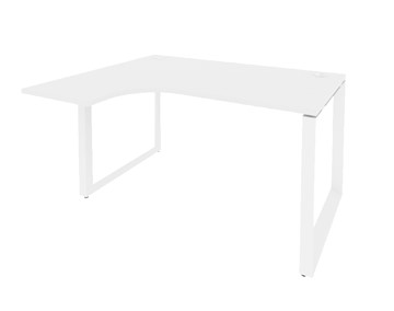 Угловой стол O.MO-SA-3L Белый/Белый бриллиант в Элисте