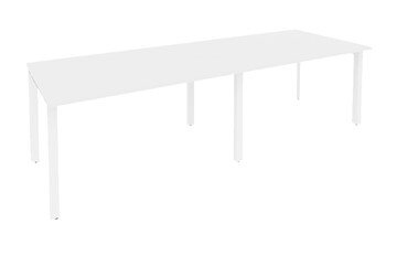 Стол для переговоров O.MP-PRG-2.3 Белый/Белый бриллиант в Элисте