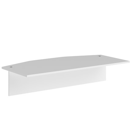 Дополнительный стол полукруглый XTEN Белый  XET 189-1 (1800х914х25) в Элисте - изображение