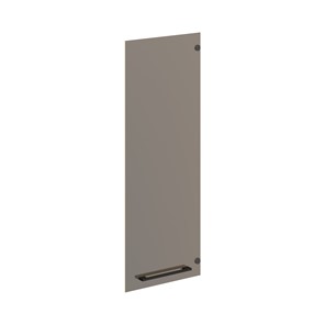 Дверь для шкафчика стеклянная средняя MORRIS TREND Антрацит/Кария Пальмира AMGT 42-1 (422х4х1132) в Элисте
