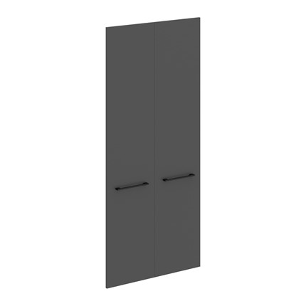 Дверь высокая MORRIS TREND Антрацит/Кария Пальмира MHD 42-2 (844х1900х18) в Элисте - изображение