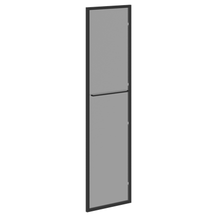 Дверь стеклянная в рамке правая LOFTIS Дуб Бофорд LMRG 40 R (790х20х1470) в Элисте - изображение
