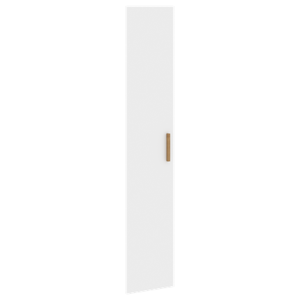 Высокая дверь для шкафа универсальная FORTA Белый FHD 40-1 (396х18х1932) в Элисте - изображение
