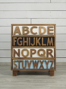 Комод Alphabeto Birch (RE-032ETG4) в Элисте - предосмотр