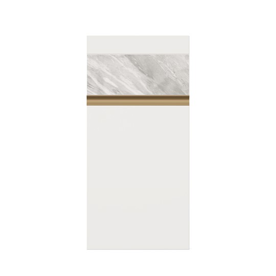 Декоративный щит Айла ЛД 688.060.000, Белый/Статуарио, исполнение 1 в Элисте - изображение 1