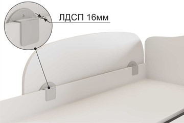 Ограничитель для кровати Белый (XYZ-123.0133) в Элисте - предосмотр 2