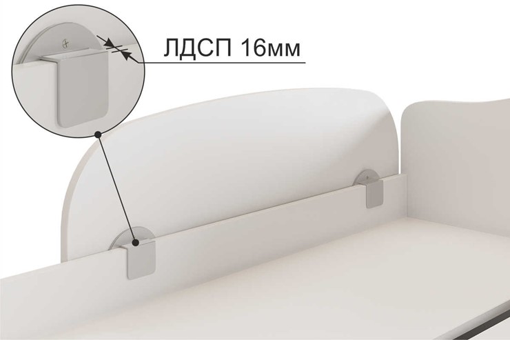 Ограничитель для кровати Белый (XYZ-123.0133) в Элисте - изображение 2
