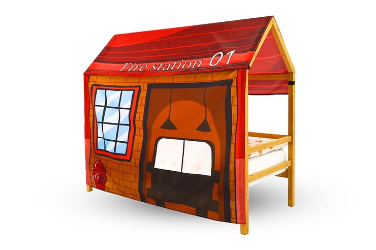 Игровая накидка для кровати-домика Svogen «Пожарная станция» в Элисте - изображение 1