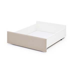 Ящик для хранения Litn мягкий для кроватей 160х80 холодный бежевый (микрошенилл) в Элисте - предосмотр