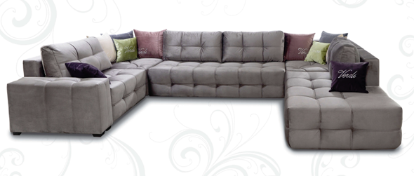 П-образный диван Италия 405х230х255х80 в Элисте - изображение