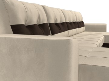 П-образный диван Честер, Бежевый/коричневый (вельвет) в Элисте - предосмотр 3