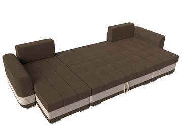 П-образный диван Честер, коричневый/бежевый (рогожка) в Элисте - предосмотр 7