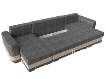 П-образный диван Честер, Серый/бежевый (рогожка) в Элисте - предосмотр 6