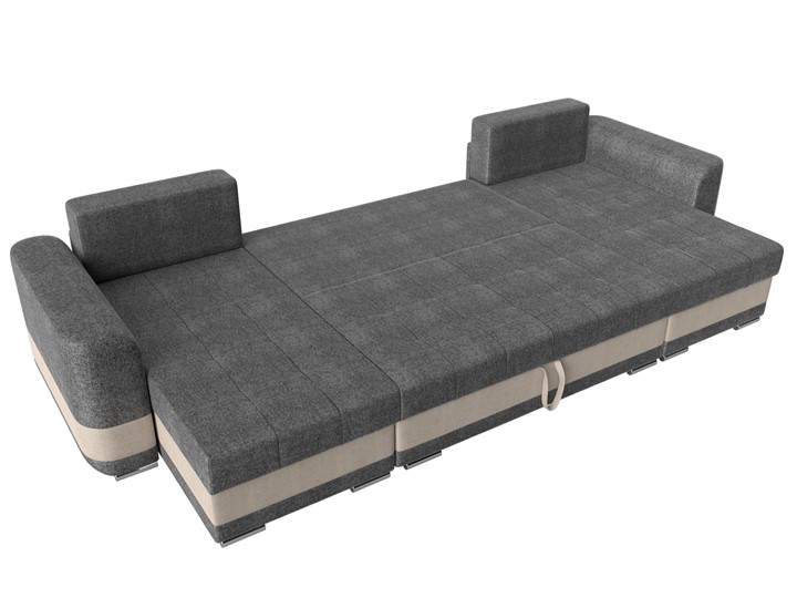 П-образный диван Честер, Серый/бежевый (рогожка) в Элисте - изображение 7