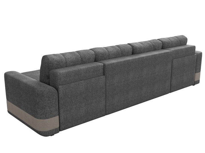 П-образный диван Честер, Серый/бежевый (рогожка) в Элисте - изображение 8