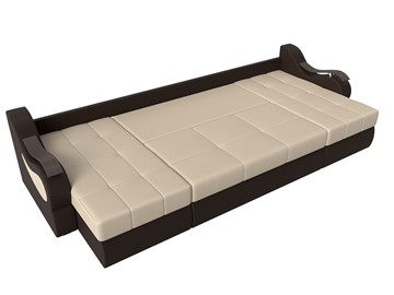 П-образный диван Меркурий П, Бежевый/коричневый (экокожа) в Элисте - предосмотр 5