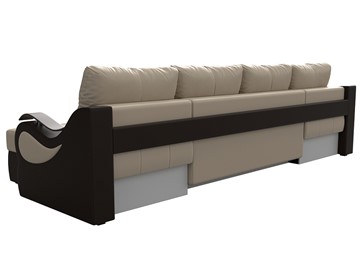 П-образный диван Меркурий П, Бежевый/коричневый (экокожа) в Элисте - предосмотр 7