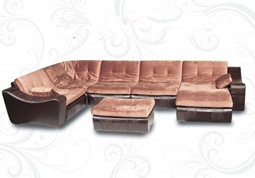 П-образный диван Плимут-Лувр 410х230х175 в Элисте - предосмотр 1