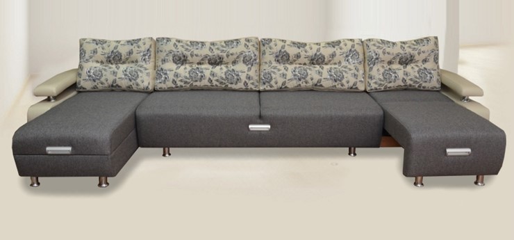 П-образный диван Престиж-15 микс в Элисте - изображение 1