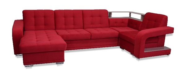 П-образный диван Соня-17 с полкой в Элисте - изображение
