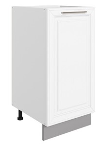Шкаф рабочий Мишель L400 (1 дв. гл.) эмаль (белый/белый) в Элисте