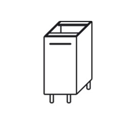 Кухонная тумба Мыло,для посудомоечной машины 820*600*525 мм, СПМ 600 в Элисте - предосмотр