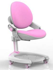 Растущее детское кресло Mealux ZMAX-15 Plus, Y-710 PN, белый металл, обивка розовая однотонная в Элисте