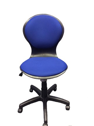 Детское крутящееся кресло LB-C 03, цвет синий в Элисте - изображение