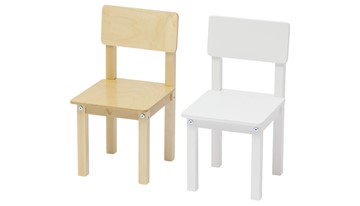 Стул для комплекта  детской мебели POLINI Kids Simple 105 S Белый в Элисте - предосмотр 3