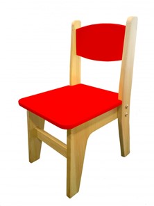 Детский стульчик Вуди красный (H 300) в Элисте
