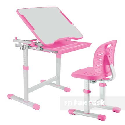 Растущий стол и стул Piccolino III Pink в Элисте - изображение