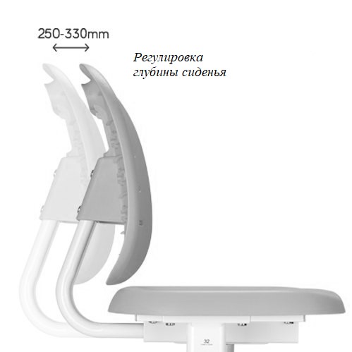 Растущая парта + стул Piccolino III Grey в Элисте - изображение 1