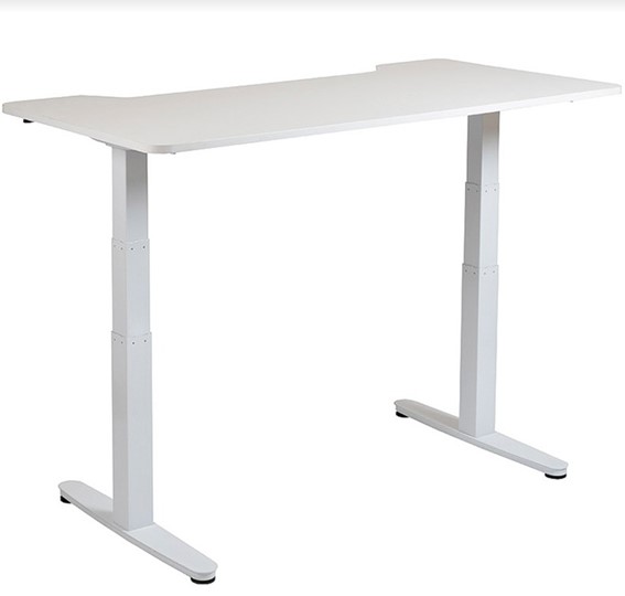Электрический стол ErgoSenso-109 белый\МДФ белый в Элисте - изображение 3