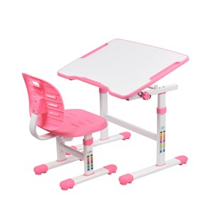 Комплект парта + стул Acacia Pink Cubby в Элисте - предосмотр 1