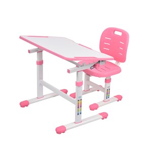 Комплект парта + стул Acacia Pink Cubby в Элисте - предосмотр 2