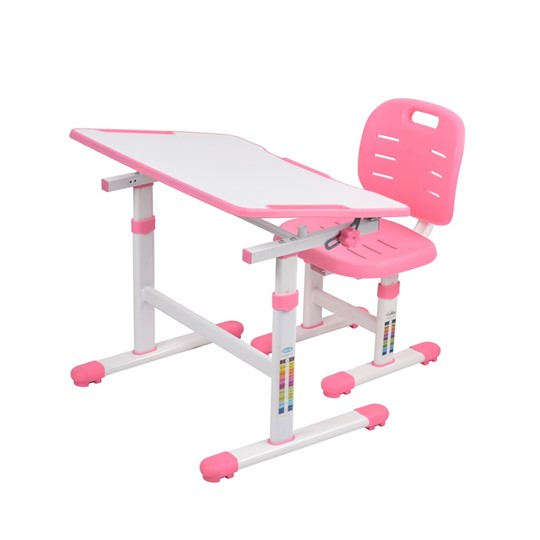 Комплект парта + стул Acacia Pink Cubby в Элисте - изображение 2